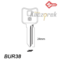 Silca 133 - klucz surowy - BUR38